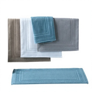 Tapis <span class=keywords><strong>de</strong></span> sol solide pour hôtel cinq étoiles, en coton pur, antidérapant, épais et absorbant l'eau, pour l'entrée des toilettes - Product Image 1