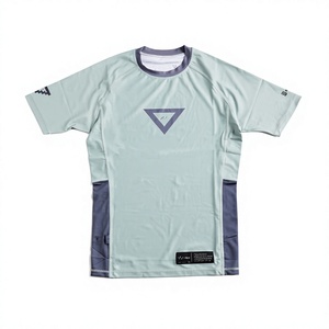 Custom Jiu Jitsu <b>Rash</b> <b>Guard</b> <b>BJJ</b> No Gi MMA Compression Shirt Stretch Quick Dry Athletic Training Wear - Product Image 6