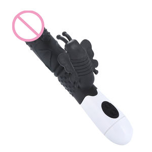 Diskon besar 30 mode G Spot <span class=keywords><strong>Vibrator</strong></span> untuk wanita Vagina masturbasi silikon kupu-kupu Dildo <span class=keywords><strong>Vibrator</strong></span> Dual Massager mainan seks - Product Image 5