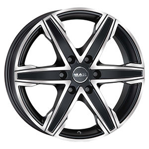 JANTES EN ALLIAGE MAK F70606KIB33VU KING6 ICE NOIR 7J16 et33 6X139,7 cb100,1 - Product Image 1