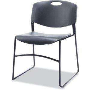 Silla Escolar Apilable de Resina Alera, Soporta 275 lb, Altura del Asiento 18.50\", Respaldo y Base Negros, 4 por Caja - Product Image 3