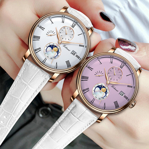 <span class=keywords><strong>Montre</strong></span> de luxe pour <span class=keywords><strong>femme</strong></span> en acier inoxydable, nouveau design, <span class=keywords><strong>mouvement</strong></span> entièrement <span class=keywords><strong>automatique</strong></span>, résistante à l'eau, montres de business en cuir - Product Image 6