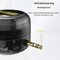 Haut-parleur pour téléphone portable, batterie intégrée de 200 à 500 mAh, prise audio en plastique de 3,5 mm, haut-parleur externe portable pour MP3 (5 à 10 heures)