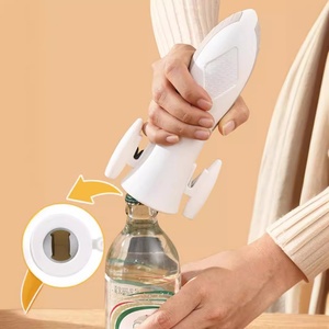 Manual Aviation Sharpener Fruit Knife Peeler Multifunctional <b>Kitchen</b> <b>Gadget</b> Garlic Grinder Bottle Opener Can - Product Image 5