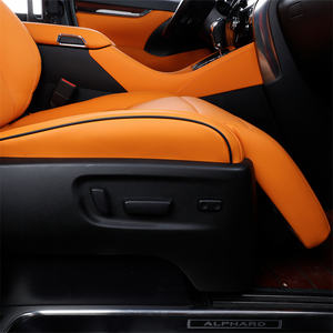 Prix direct usine cuir imperméable artificiel housse de siège de voiture personnalisée ensembles de neuf pièces pour <span class=keywords><strong>Toyota</strong></span> Alphard - Product Image 4