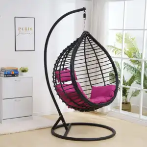 Kinderen En Volwassenen 2 Personen Zowel Buiten Als Binnen Patio Set Gazon Lounge Tuin Rotan Schommel Hangmat Hangende Schommel Stoel