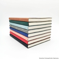 Carnet personnalisé A5 à couverture souple en cuir PU, carnet de bureau professionnel avec logo, carnet A5 en cuir souple