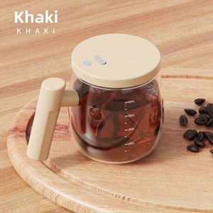 Taza Eléctrica Autoagitadora Hecha de Vidrio de Borosilicato de Alta Calidad, Mezcla Café con un Motor Potente - Product Image 3