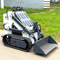 Made in China Factory Crawler Kompakt lader Hydraulische Räder Lader Mini Dumper Landschafts bau mit multifunktion alen Anbaugeräten
