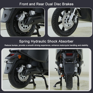 Motocicleta Scooter de Dos Ruedas de 72V 3000W con Frenos de Disco - Product Image 3
