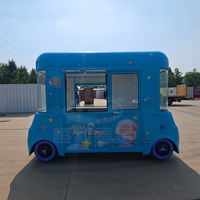 Chariot alimentaire électrique léger certifié DOT, design de dessin animé personnalisé, boutique de snacks mobile (peinture gratuite), idéal pour les parcs d'enfants/festivals