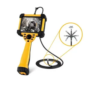 Kamera kendaraan endoskop industri fleksibel tahan air Ip67 artikulasi Borescope untuk inspeksi Video 4mm