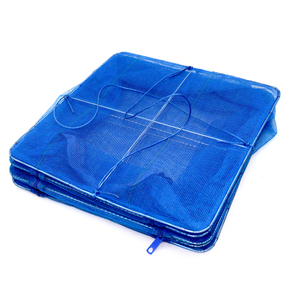 Jaula de secado al sol plegable HDPE Net 3 capas frutas y verduras prevenir mosquitos jaula 40*40*65CM PP bolsa tejida piscicultura azul - Product Image 2