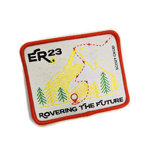 Parche personalizado tejido para planchar para sombreros, insignia con logotipo de marca, parches tejidos para ropa - Product Image 3