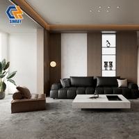 Ubin Lantai & Dinding Sinray Sintered Stone 750x1500mm Antibakteri Anti-Selip Tahan Aus Mengkilap Modern ACCENTS Borders Zero Water