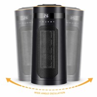 Chauffage d'appoint moderne à chaleur instantanée, humidifiant, avec flamme simulée et télécommande, pour appartement