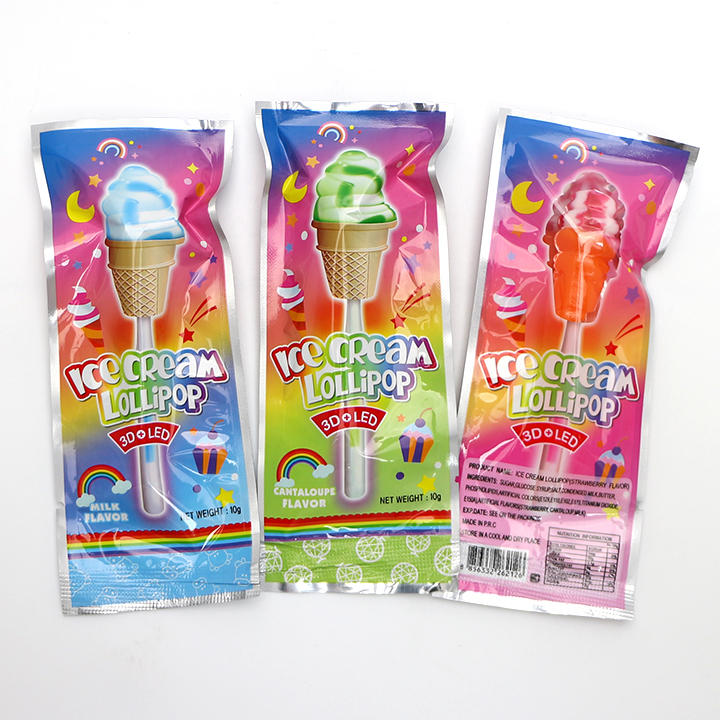 ice cream fluorescent lollipop