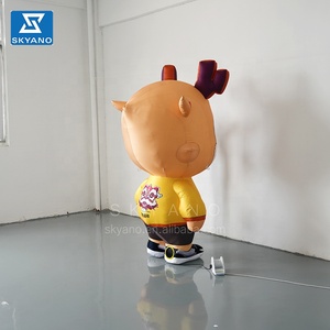 Mascotte <span class=keywords><strong>gonflable</strong></span> personnalisée <span class=keywords><strong>de</strong></span> cerf <span class=keywords><strong>de</strong></span> dessin animé Sculpture <span class=keywords><strong>gonflable</strong></span> <span class=keywords><strong>de</strong></span> personnages <span class=keywords><strong>de</strong></span> dessins animés décorations artistiques - Product Image 5