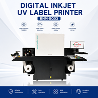 Nouvelle imprimante d'étiquettes UV industrielle continue Bonuoma haute résolution pour films autocollants multi-matériaux et cartons, enroulable