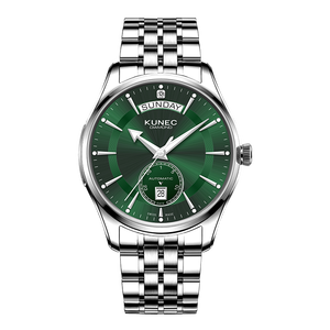 1Customized Luxury Stainless Steel Miyota <b>Automatic</b> Mechanical Water Resistant <b>Chronograph</b> Men's Watch Pointer Dial 20mm Band - Product Image 3