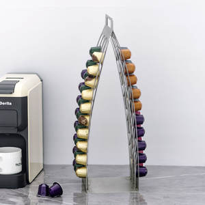 Soporte para cápsulas de nuevo diseño, soporte para cápsulas de café, organizador de café, soporte montado para cápsulas de café <span class=keywords><strong>Nespresso</strong></span> - Product Image 4