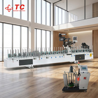 Machine d'enroulement de profilés muraux et de plafonds à colle chaude PUR 20 kW électronique polyvalente TC Machinery pour films PVC et papier, facile à utiliser 1