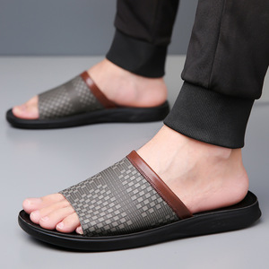 Nouvelles sandales d'été pour hommes 2025, respirantes, à bout ouvert, style décontracté, simples, tendance, polyvalentes, jeunes, grande taille <span class=keywords><strong>48</strong></span> - Product Image 4