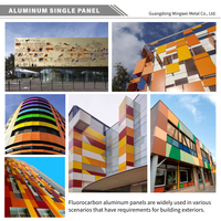 Panneaux muraux de façade en aluminium perforés ventilés par décoration moderne pour l'extérieur intérieur de la maison