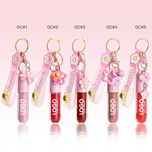 OEM/ODM Gloss à lèvres de luxe hydratant, effet repulpant, haute brillance, couleur intense, résistant à l'eau, sans transfert, 58 teintes, format porte-clés portable - Product Image 2