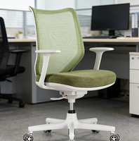 Nouvelle chaise de bureau ergonomique moderne à dossier haut en tissu maillé, pivotante, pour personnel de direction