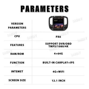 [ Boîte ouverte ] Radio de navigation Android à écran vertical de 12,1 pouces pour Chevrolet Colorado GMC Canyon 2015 - 2018 - Product Image 6