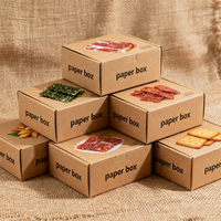 Livraison rapide Boîte de papier quantité minimale de commande bas Boîte à biscuits en matériau de qualité supérieure Boîte à collation à prix d'usine Boîte de papier de boisson de meilleure qualité