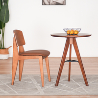 Chaise de Salle à Manger Moderne en Bois Massif, Design Nordique pour la Maison
