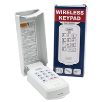 Teclado inalámbrico para puerta de garaje, sin llave, 315mhz, 390mhz, código de acceso con contraseña, control remoto, sistema de acceso de seguridad resistente a la intemperie