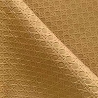 Cuir artificiel PVC personnalisé avec motif en relief tressé en haut et en bas, extensible, PU, pour chaise, canapé, sac, vêtement, à des fins décoratives