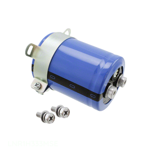 ตัวเก็บประจุแบบติดตั้งบนโครงแท่น CAP ALUM 33000UF 20% 50V SCREW LNR1H333MSE 33000 uF - Product Image 1