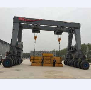 حاوية رباعي مطاطية متنقلة رافعة عملاقة متعبة 25 طن - Product Image 5