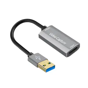 Video Capture Card USB 3.0 1080P 4K HDMI-compatible Video Grabber Record Box For PC Game Camera Recording Live Streaming
