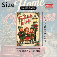 JAIIMAN 20 cartes postales de Noël vintage, cartes décoratives à collectionner pour fournitures de scrapbooking