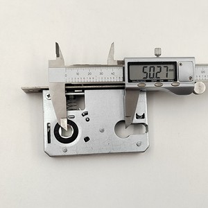 现代金属主入口门锁套装铝制浴室卫生间钥匙锁和把手木门机械门锁 - Product Image 5