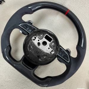 Volant de voiture en fibre de carbone personnalisé en usine pour <span class=keywords><strong>Audi</strong></span> A3 A4 A5 A6L A8 Q3 <span class=keywords><strong>Q4</strong></span> Q5 Q5 Q7 Q8 TT B9 Accessoires de voiture en daim - Product Image 6