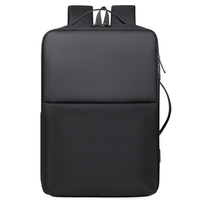 Sac à dos unisexe extensible respirant avec coussin d'air, couleur unie, sac pour ordinateur portable, multifonctionnel, grande capacité, 20-35L
