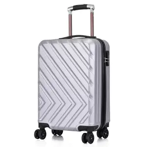 Oem Discount Maleta Cabina 3 Piece Trunk Hard Shell PC Film ABS Ladies Trolley Bags Luggage Sets