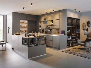 Muebles de Cocina Modernos de Alta Gama con Acabado Lacado Brillante, con <span class=keywords><strong>Isla</strong></span> de Diseño, Buen Precio, Venta al Por Mayor - Product Image 4