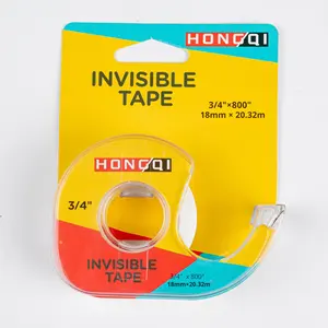 Ruban adhésif invisible petit format pour étudiants, pour corriger les erreurs, design coquille d'escargot, écriturables, <span class=keywords><strong>coupe</strong></span>-ruban inclus, pour cartes suspendues - Product Image 2