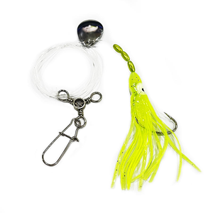 Rigues de pêche en eau salée et eau douce, jupes de poulpe, rigues Fluke - Product Image 1