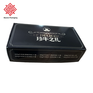 Baoren Matte Black Mailer <b>Boxes</b> Aluminum Foil Insulation Inside Packaging <b>Boxes</b> with Your LOGO Food Grade Corrugated Mailer Box - Product Image 4