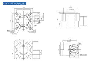 SAMSR Plateforme rotative creuse à engrenages hypotooth, réducteur de contrainte, type Halberd Wave - Product Image 2