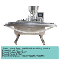 Machine automatique portable pour injecter du chocolat, du beurre, de la crème, du pain, des gâteaux, des beignets