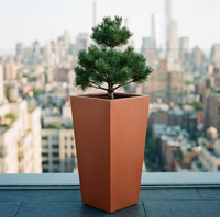 Kit de Jardinière Modulaire Robuste en Acier Corten, Bac à Légumes surélevé à Montage Facile pour Jardin